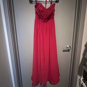 Alfred Angelo Claret Strapless Dress - Size 4